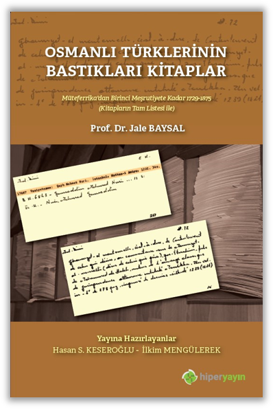 Osmanlı Türklerinin Bastıkları Kitaplar